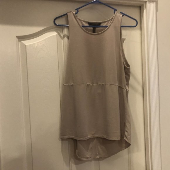 BCBG MaxAzria tan Caralyn top, size M - Picture 1 of 6